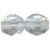 Bohemian Crystal Round Facet 10mm Clear 25pcs