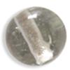 Indian Glass 12mm Round Clear +-50pcs