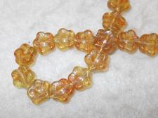 Czech Glass Beads Flower 10mm +/-35pcs