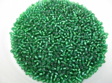 Seed Beads 8/o Foil Green 450g