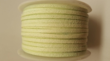 Flat Suede Cord +/-24m Lime