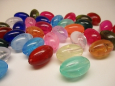 JELLY BEADS OVAL 20X12MM 250G