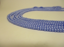 Czech Seed Beads 8/0 Pearl Lt Blue 3str x +/-20cm