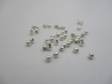 Metal Hollow Beads 2mm (S) +/-100pcs