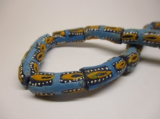 Ghana Trade African Beads +/-58cm 22x9mm