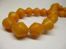 Amber Beads 15x14mm +/-74cm