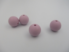 Silicone Beads 12mm 4pcs Purple