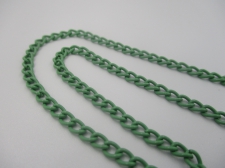 Color Coated Chain 5x4mm link 1m Green
