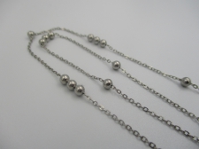 Stainless Steel 1m Chain 0.5mm (3mm Ball)