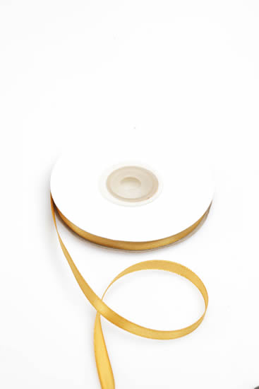 SATIN RIBBON 6MM OLD GOLD