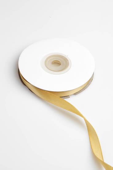 SATIN RIBBON 10MM GOLD