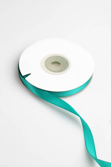 SATIN RIBBON 10MM TEAL