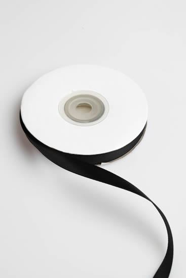 SATIN RIBBON 10MM BLACK