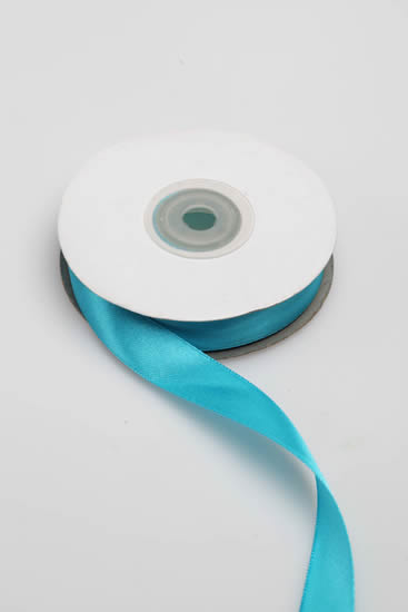 SATIN RIBBON 15MM TURQUOISE