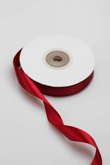 SATIN RIBBON 15MM MAROON