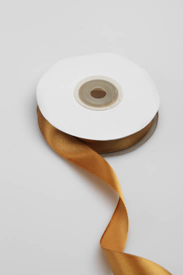 SATIN RIBBON 15MM LIGHT COPPER