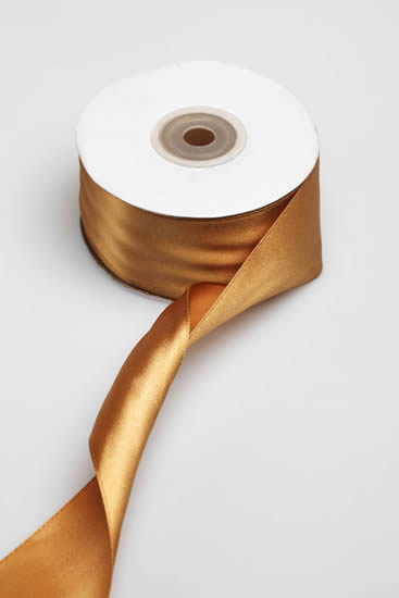 SATIN RIBBON 38MM LT. COPPER