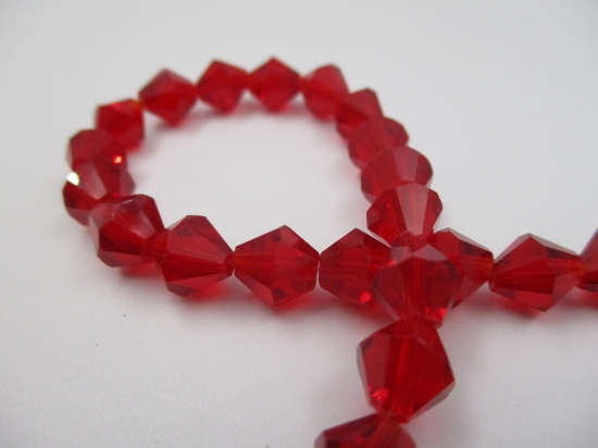 Crystal BIC 8mm Red+/-40pcs