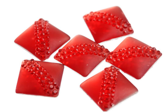 RHINE 2 SQR 14MM RED 10PC