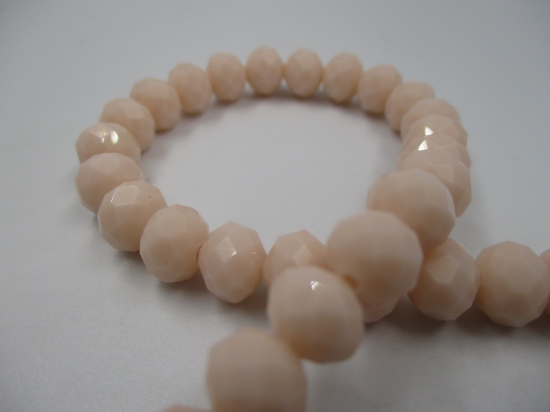 Crystal Disc Op Pink#2 8mm +/-60pcs