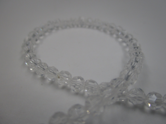 Crystal Round 4mm Clear AB +/-100pcs