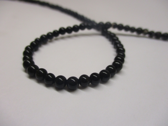 Black Agate 6mm +/-62pcs