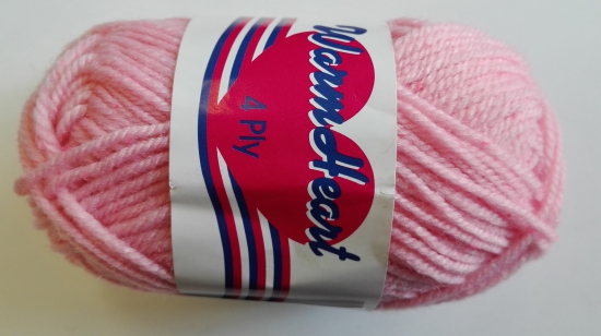 WARM HEART 4PLY PINK