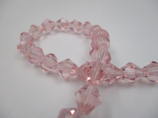 Crystal BIC 8mm Pink +/-40pcs