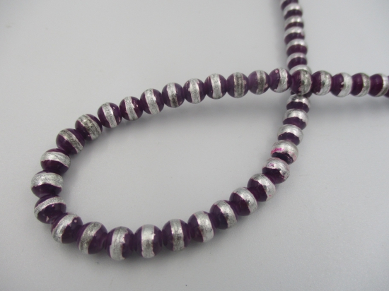 Silver Strip 6mm Purple +/-144pcs