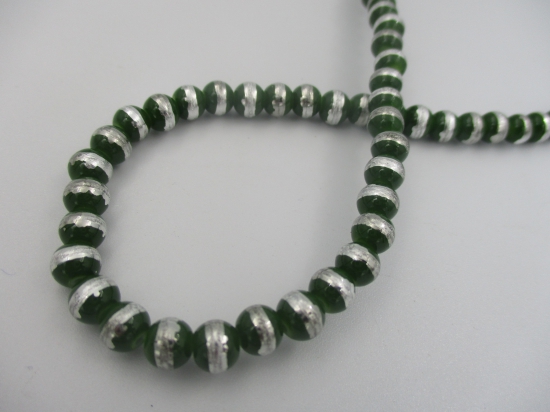 Silver Strip 6mm Green+/-144pcs