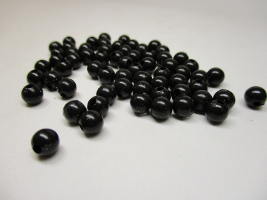 PONY BEADS 6MM 250G BLACK