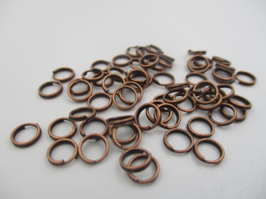 Jump Ring DBL 6mm Copper +/-200pcs