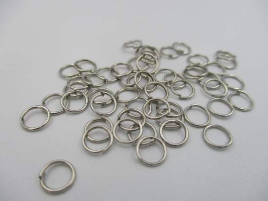 Jump Ring 6mm Nickel 150pcs