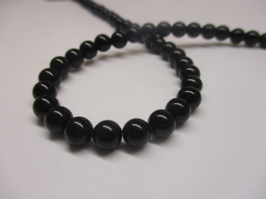 Black Agate 10mm +/-38pcs