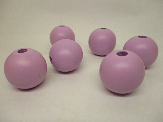 PASTEL WOOD 25MM 125G LT PURPLE +/-20PCS