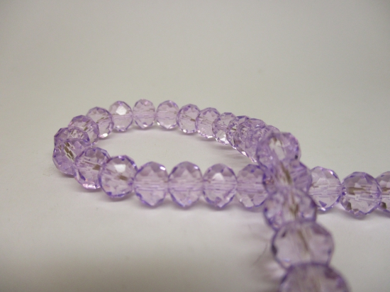 Crystal Disc 6mm Lt Purple +/-90pcs