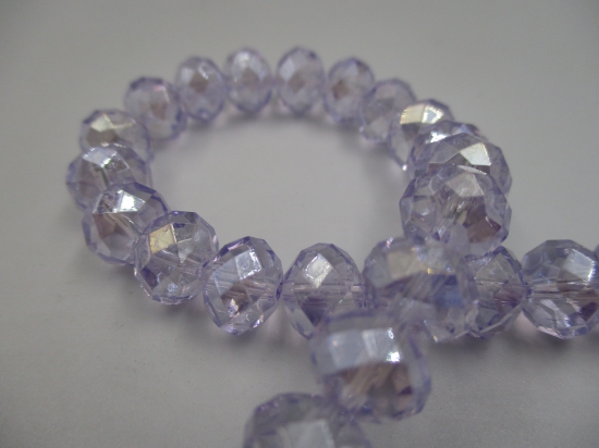 Crystal Disc Lt Purple Ab 10mm +/-65pcs