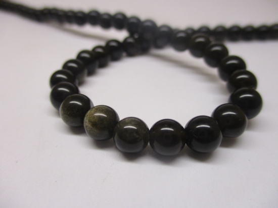 Obsidian 6mm +/-69pcs