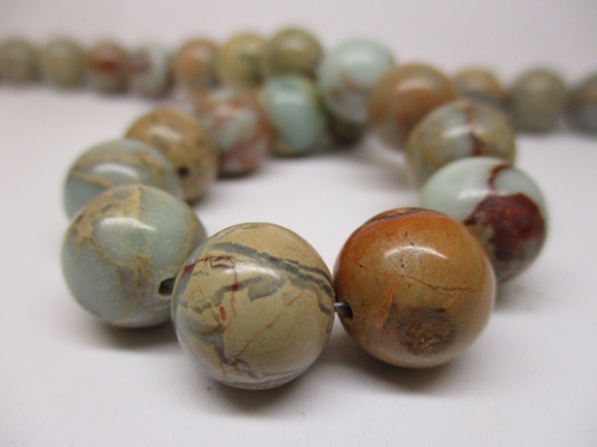 Serpentine Jasper 12mm +/-34pcs