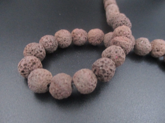 LAVA ROCK 10mm+/-40pcs Brown