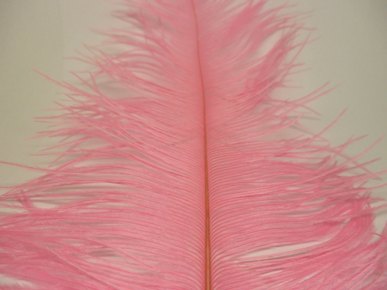Ostrich feathers 35cm  2pcs #22 pink