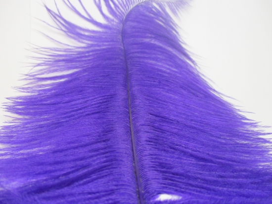 Ostrich feathers 30cm  2pcs #5 Dk purple