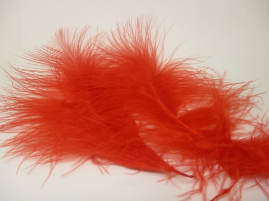 Feathers 15cm 25pcs #16 red