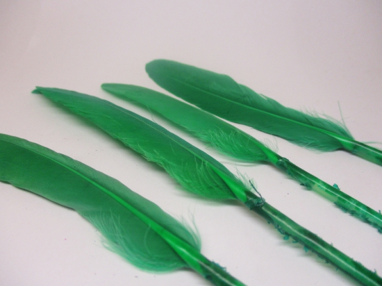 Feathers 17cm #17 50pcs Green