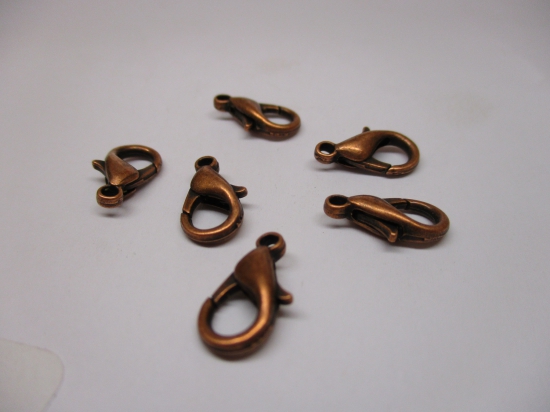 Lobster Clasp 23mm (Copper) 5pcs