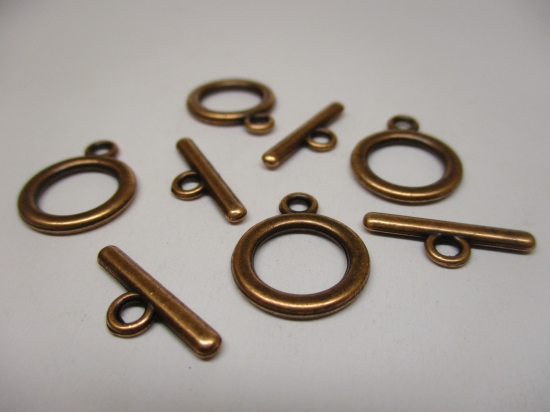 Toggle Clasp #18 (Copper) 4pcs