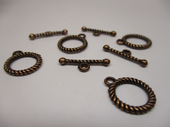 Toggle Clasp #15 (Copper) 4pcs