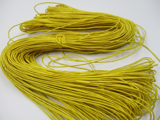 WAX CORD 1MM +/- 70M YELLOW