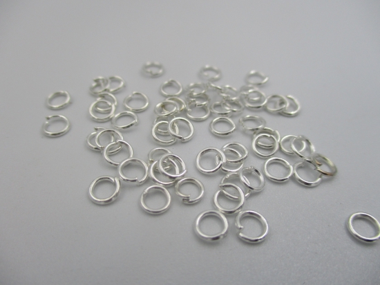 Jump Ring 4mm Silver 300pcs