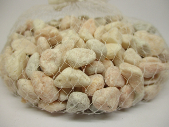 Stone Pebbles +/-450g Lt Pink